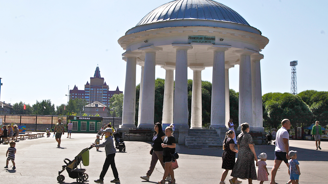 Парк пермь фото Реставрация ротонды в Пермском парке им. Горького закончится в мае