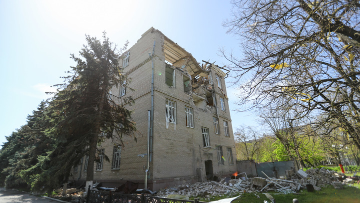 В Херсоне повреждено административное здание