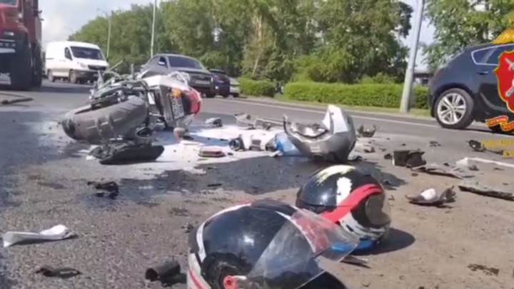 В Кемерове мотоциклист скончался после аварии