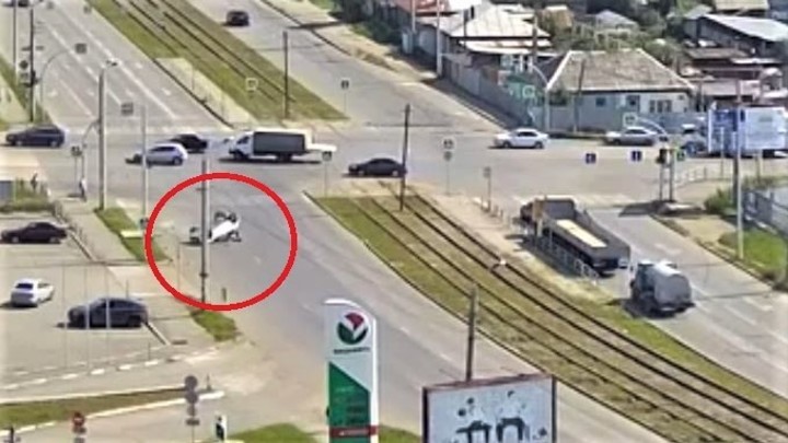 В ДТП с перевертышем женщина не получила ни царапины