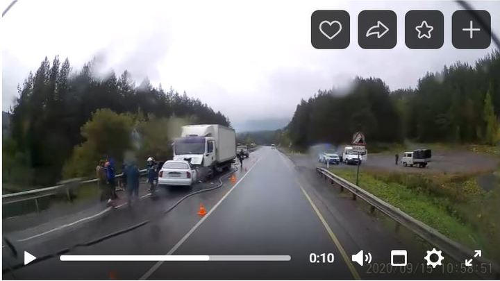 На М-5 в Челябинске в лобовом столкновении погиб водитель (видео)