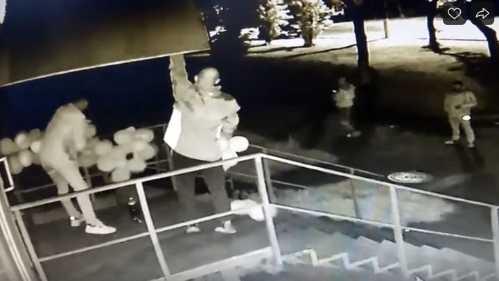 В Магнитогорске второй раз украли шарики, украшающие зоомагазин