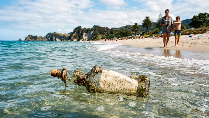 Как в Детях капитана Гранта: в Новой Зеландии выловили бутылку с посланием