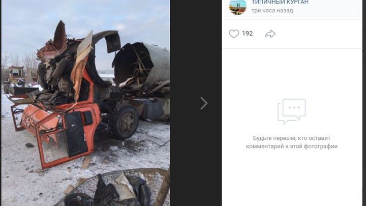 В Курганской области взорвали КамАЗ и сняли этот процесс на видео
