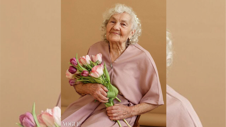 Фото 83-летней челябинки попало в журнал Vogue