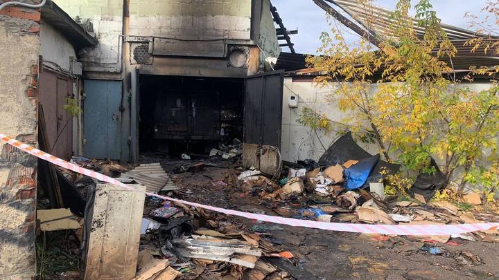 Мужчина сгорел заживо в гараже в Москве