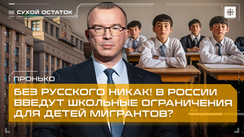 Пронько: Без русского никак! В России введут школьные ограничения для детей мигрантов?