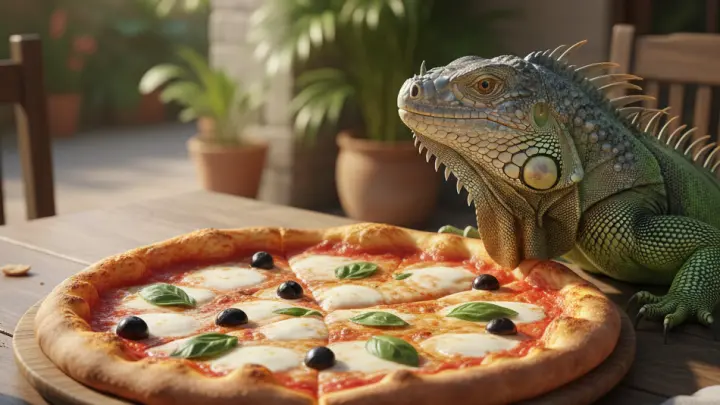 Игуан начали пускать на начинку для пиццы в США
