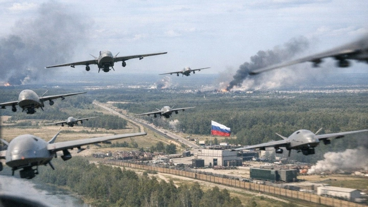 «Мужики! Пора жечь фуры»: Появились кадры запуска дронов по России. Военкор не выдержал «Мужики! Пора жечь фуры»: Появились кадры запуска дронов по России. Военкор не выдержал