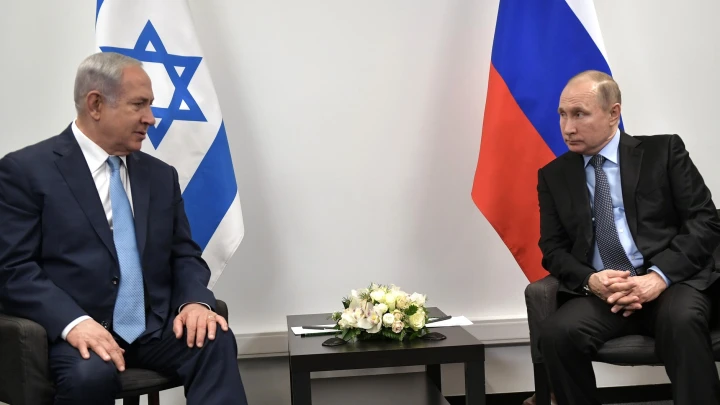 Появились подробности телефонного разговора президента России Путина и премьера Израиля Нетаньяху