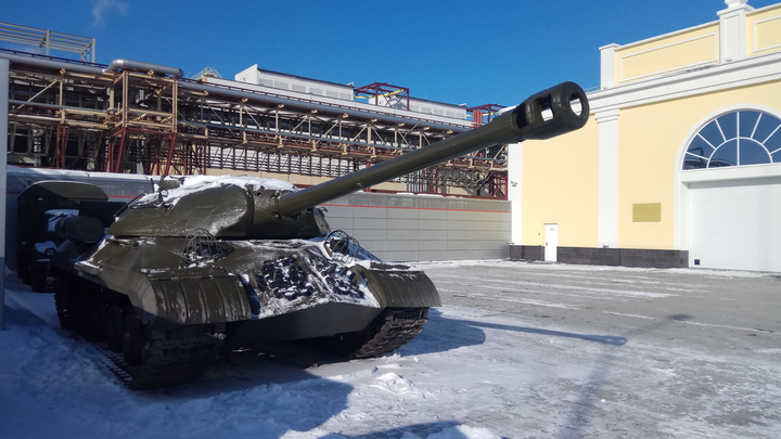 В Верхнюю Пышму привезли танк ИС-3