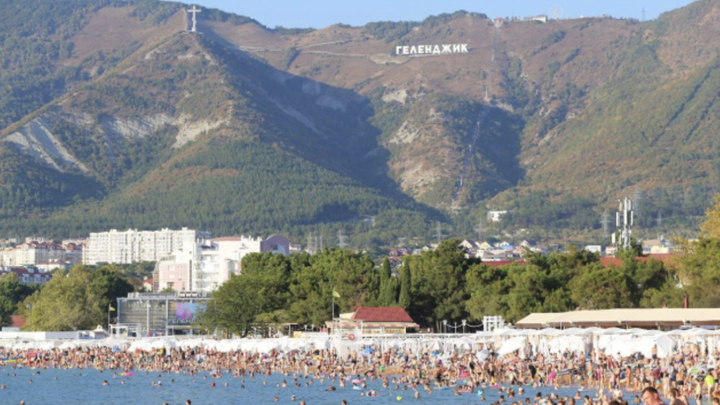 В июле Геленджик принял 1 млн туристов