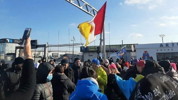 Жители Одессы протестуют против отключения света
