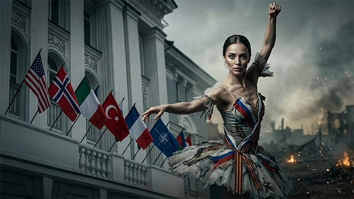 Они нас убивают, а мы вешаем их флаги: На театре в Перми реют знамёна НАТО. За что воюем тогда?