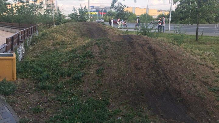 Угробили новый сквер и все ОК!