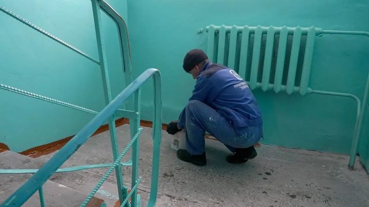 Кемеровчане жалуются мэру на безвкусицу и ядовитую краску в подъездах
