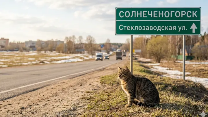 Потерявшийся кот Жорик прошёл 65 километров от Москвы до дома в Солнечногорске