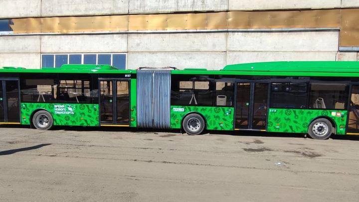 Власти рассказали, на какие маршруты в Челябинске встали 10 новых автобусов-гармошек