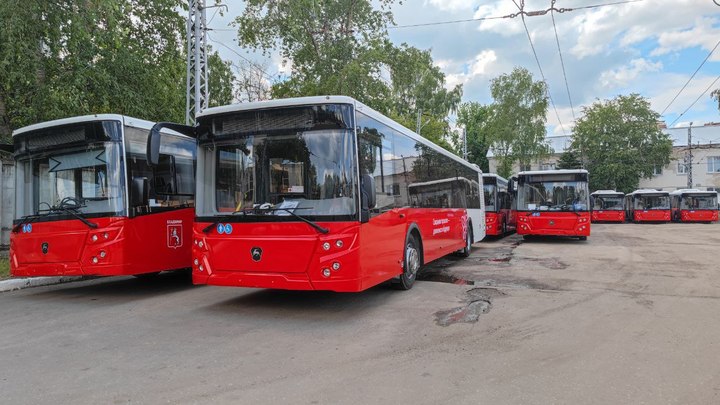 Во Владимир приехали 15 из 100 закупленных для города автобусов