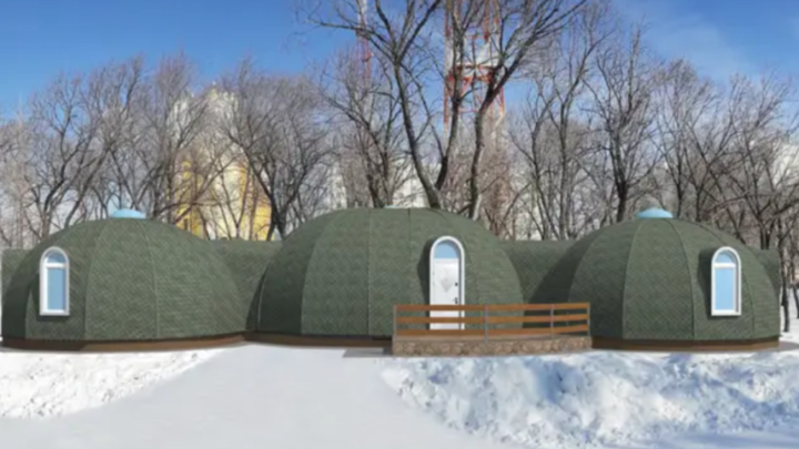 В Экопарке Магнитогорска построят лыжный комплекс из четырёх куполов