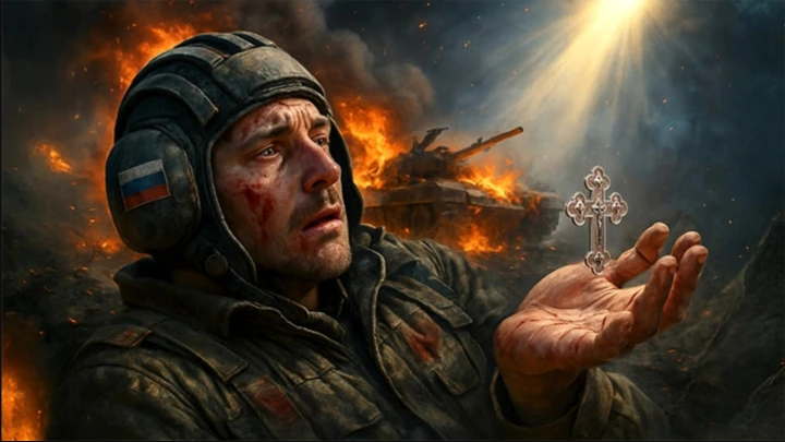 Слишком трогательная история. Русский солдат уже попрощался с жизнью, но спасло чудо
