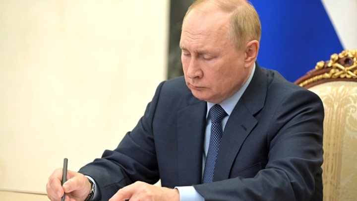 Президент Владимир Путин учредил две новые государственные награды