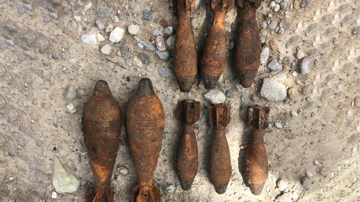 На Кубани взрывотехники Росгвардии уничтожили 10 снарядов времен ВОВ