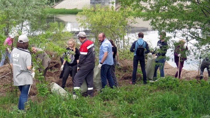 С Боголюбовского луга волонтеры вывезли пять самосвалов мусора