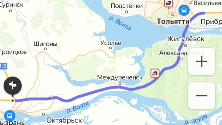 В Самарской области из-за снегопада закрыли трассу М5 до 23 января