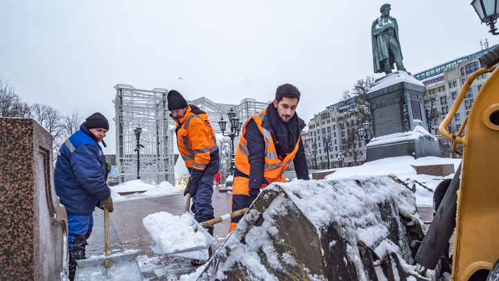 Мэр Москвы предложил сократить число дворников-мигрантов