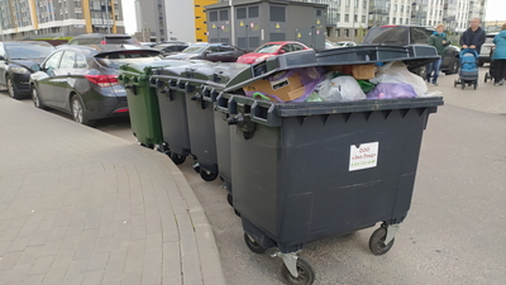 В Краснокаменске выявили 180 ничейных мусорных контейнеров