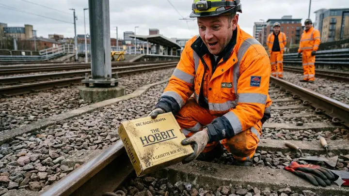 Обходчик путей в Ньюкасле нашел под рельсами уникальные кассеты с «Хоббитом»
