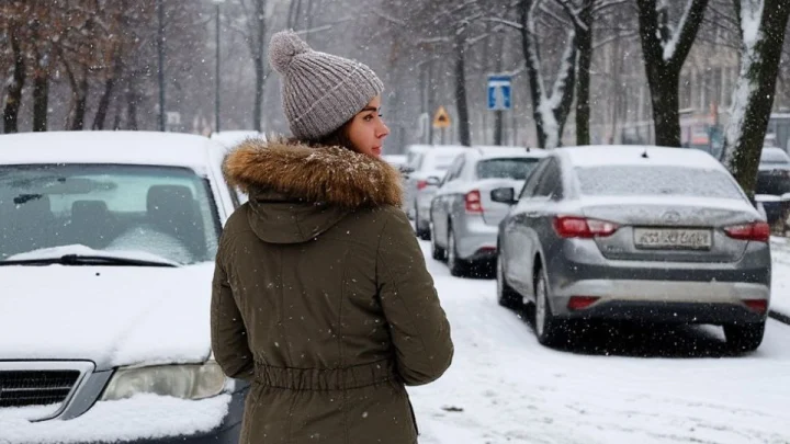 Парковка под присмотром: женщина часами сторожила место ради мужа