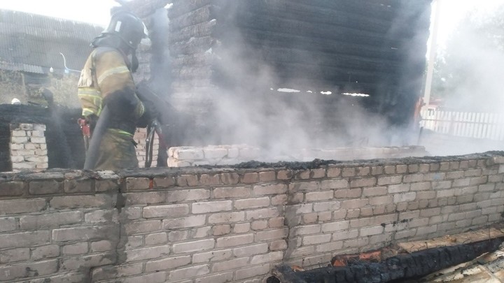 Во Владимирской области на пожаре погибли мужчина и 10-летний ребенок