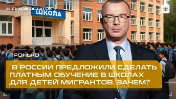Пронько: В России предложили сделать платным обучение в школах для детей мигрантов. Зачем?