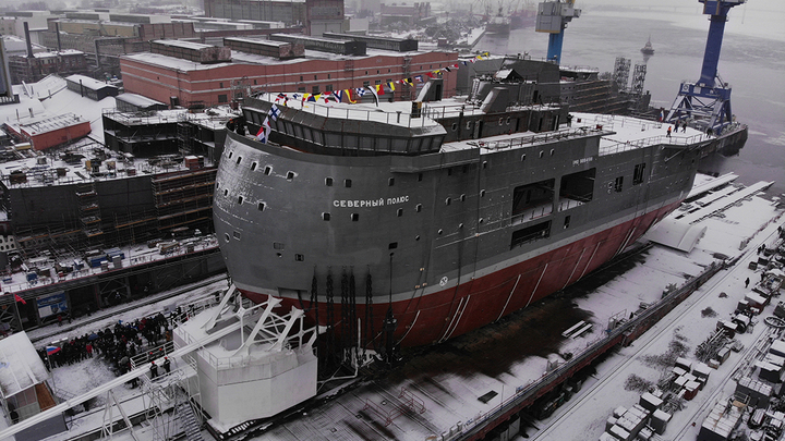 Русские построили самый уродливый корабль. Судно-яйцо покоряет Арктику - The Drive