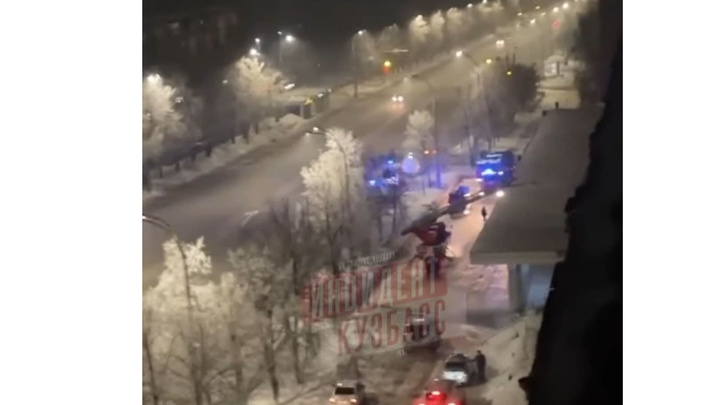 В Кемерове в ночь на воскресенье в банке ВТБ произошёл пожар