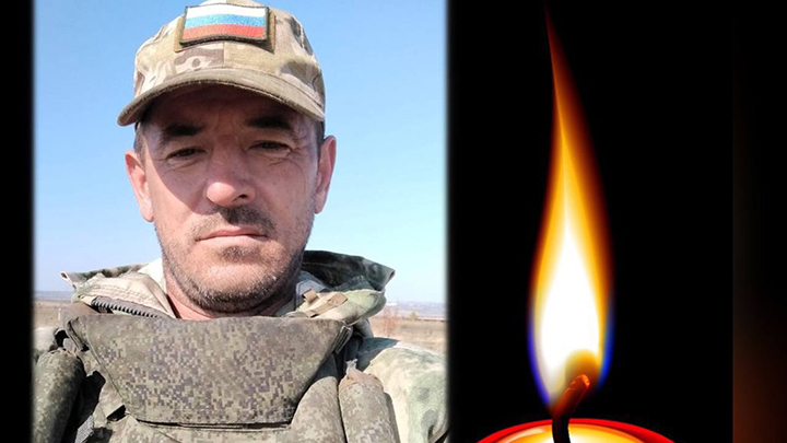 С героем СВО Рамилем Исанбаевым простились в Убинском районе