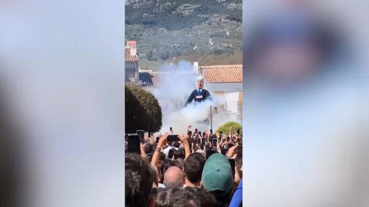 Сожжение чучела Нетаньяху в Испании: Израиль вызвал посла для разбирательств