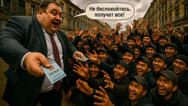 Сдать страну за 1% бюджета: Саботаж против Путина — чиновники раздают мигрантам волшебные бумажки