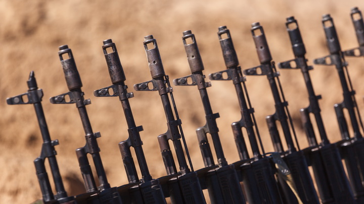 В Подмосковье нашли арсенал с оружием