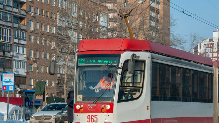 В Самаре утром 20 марта встали трамваи