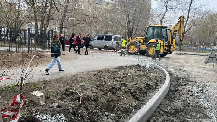 Будет красиво: в Челябинске начали благоустраивать межквартальные проезды