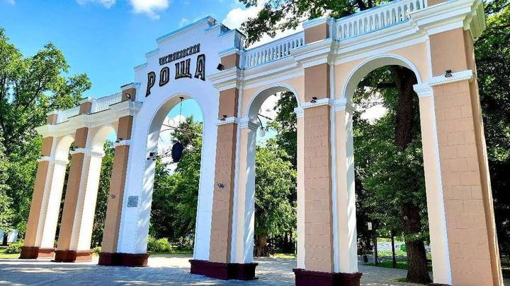 В Чистяковской роще начали противоаварийные работы на Колоннаде – она едва держится