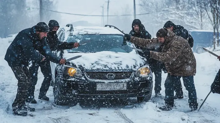 Втроём на одного. Русскую актрису могут посадить: Она отбила родного от сыновей Оганеса, пустив в ход оружие