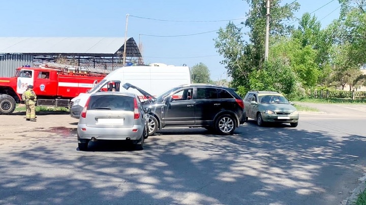 В Сызрани женщина пострадала при столкновении Лады и Opel Antara
