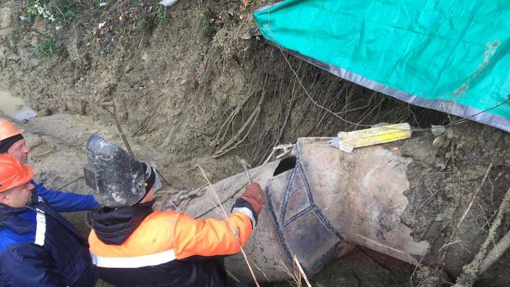 В Сочи произошла третья за два дня авария на водопроводе