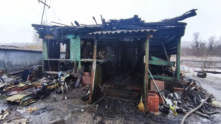 В Алтайском крае два маленьких ребёнка погибли на пожаре