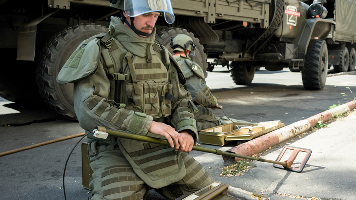 На платформе Лебзино нашли снаряд от гранатомёта