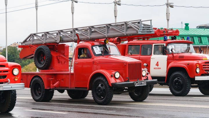 В подмосковном Подольске загорелся резервуар с пропаном